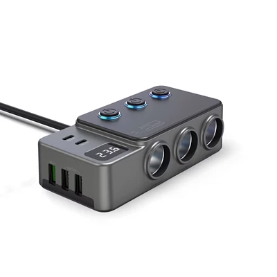 Chezai – Mobil şarj cihazları Cigarette Lighter Splitter