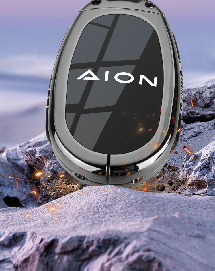 Suitable for 24-25 Second Generation Trumpchi Aian V Tyrannosaurus Key Cover Ur Aian Rtplus Car Metal Buckle Shell