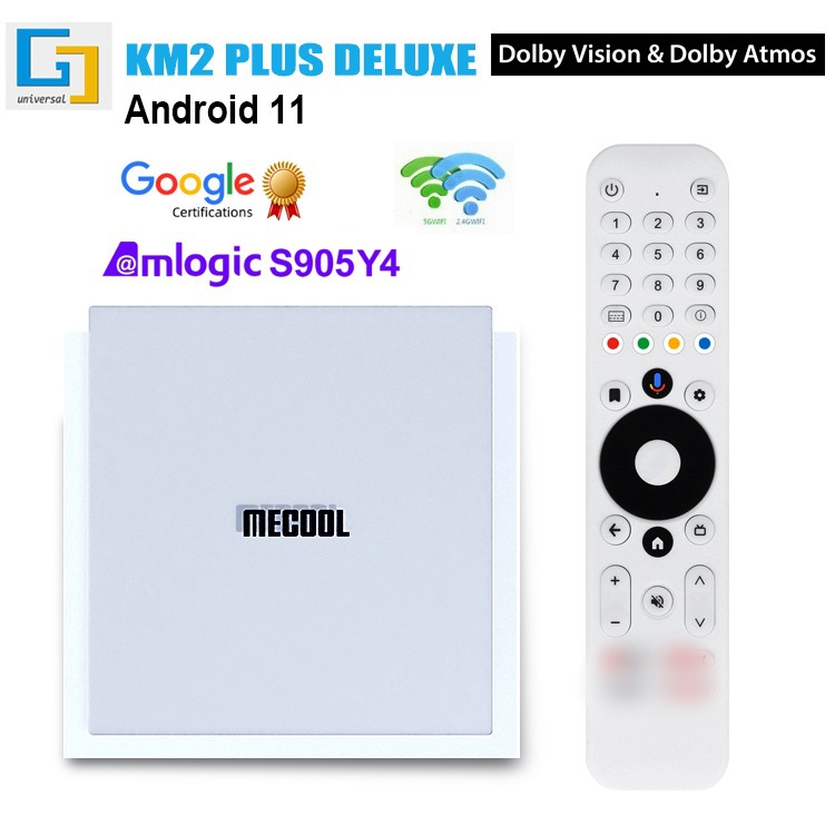 KM2 Plus Deluxe tv box安卓11双频wifi电视盒智能语音机顶盒跨境