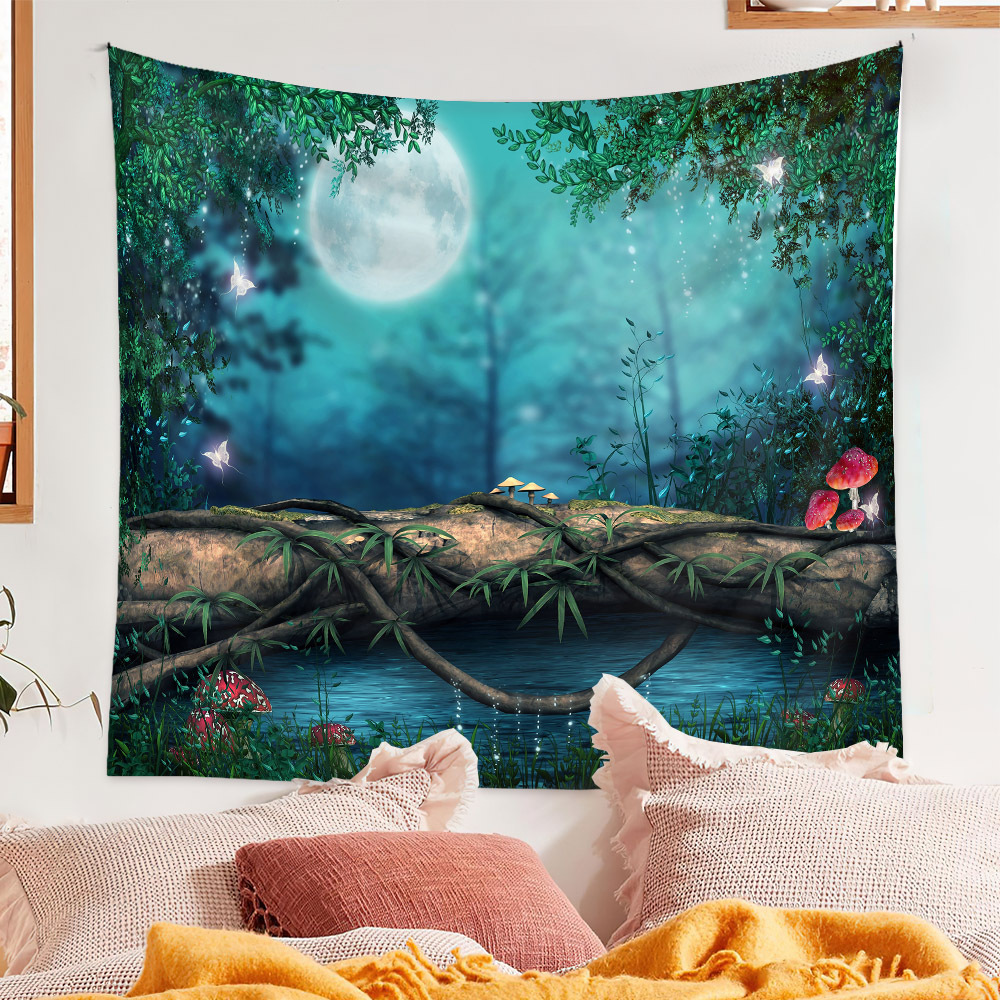 Bohemian Scenery Painting Wall Decoration Cloth Tapestry Wholesale Nihaojewelry display picture 31
