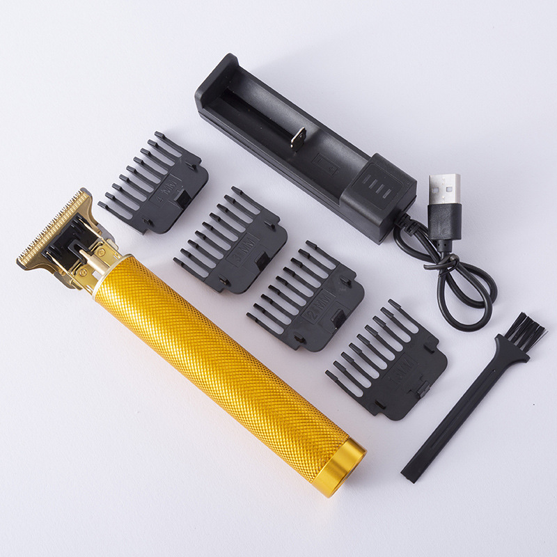 Dragón transfronterizo y Phoenix Buda cabeza eléctrica Clipper cabeza de afeitar eléctrica Clipper retro aceite cabeza recargable tallado eléctrico Clipper