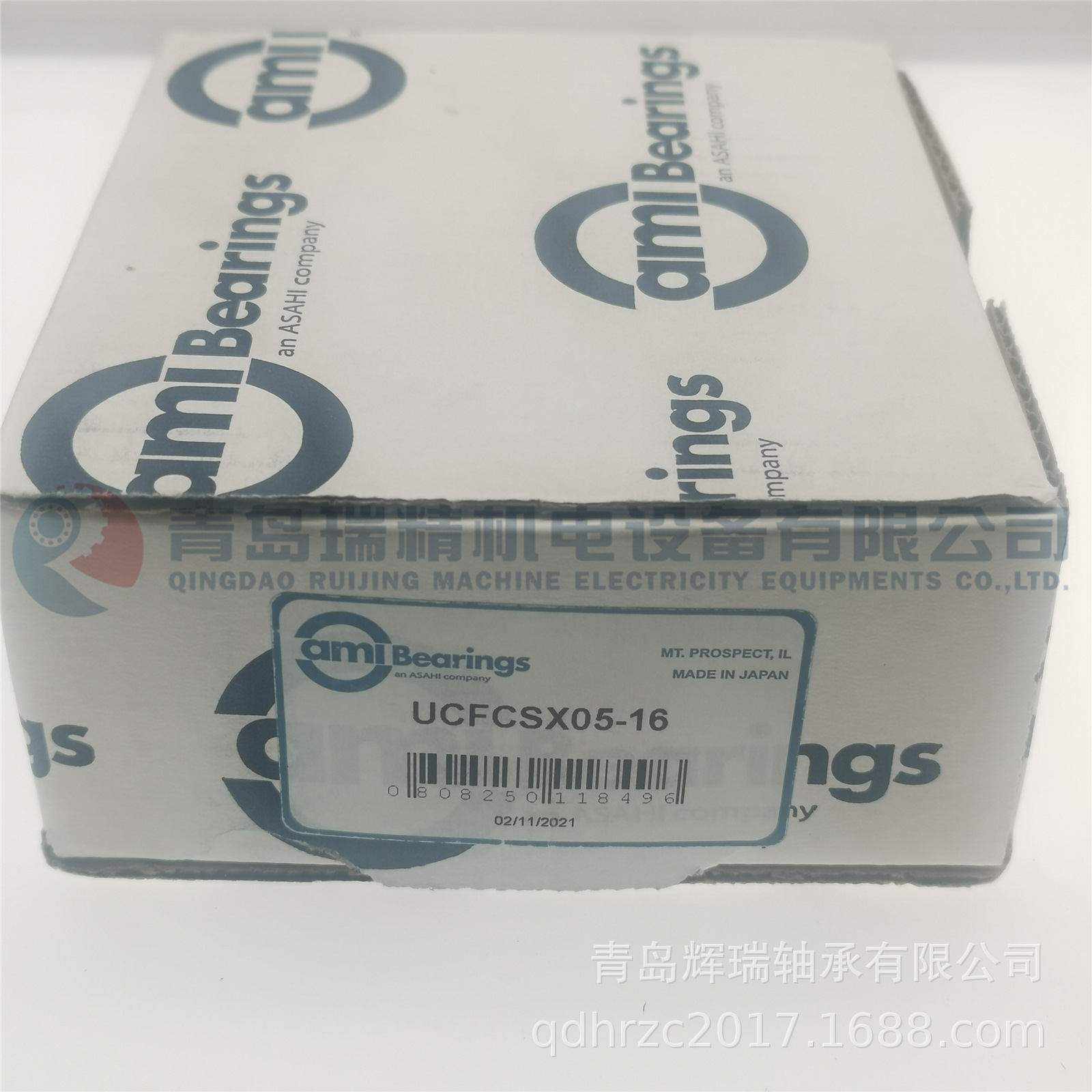 AMI 英制圆形带座轴承单元 UCFCSX05-16 FCSX05 UCX05-16