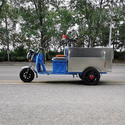 Cleaning Truck Semi-Enclosed Electric Three-Wheel Elektrik zibil maşınları