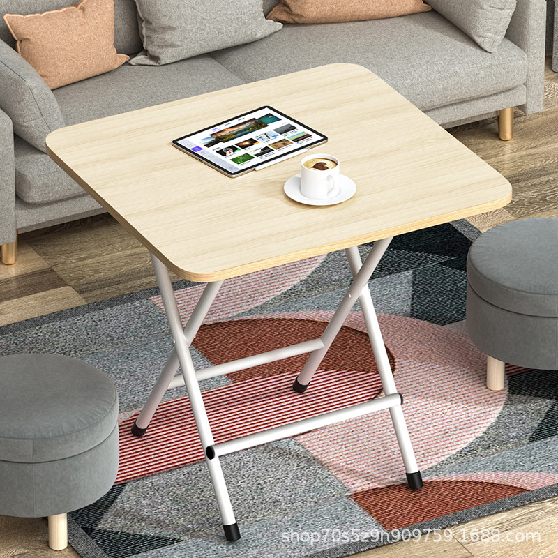 Mesa plegable simple mesa de comedor dormitorio plegable casa de alquiler mesa pequeña cabina de niñas