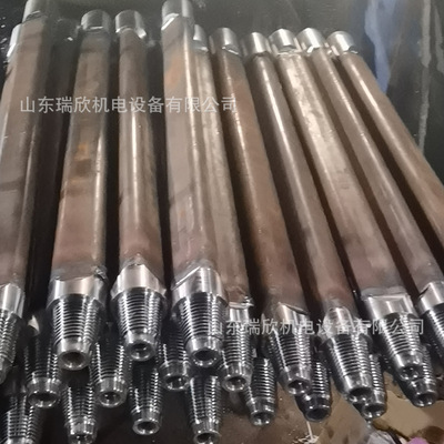 Tri Groove drill pipe Manufactor machining customized Geology prospecting drill pipe 73 high pressure seal up Tri drill pipe