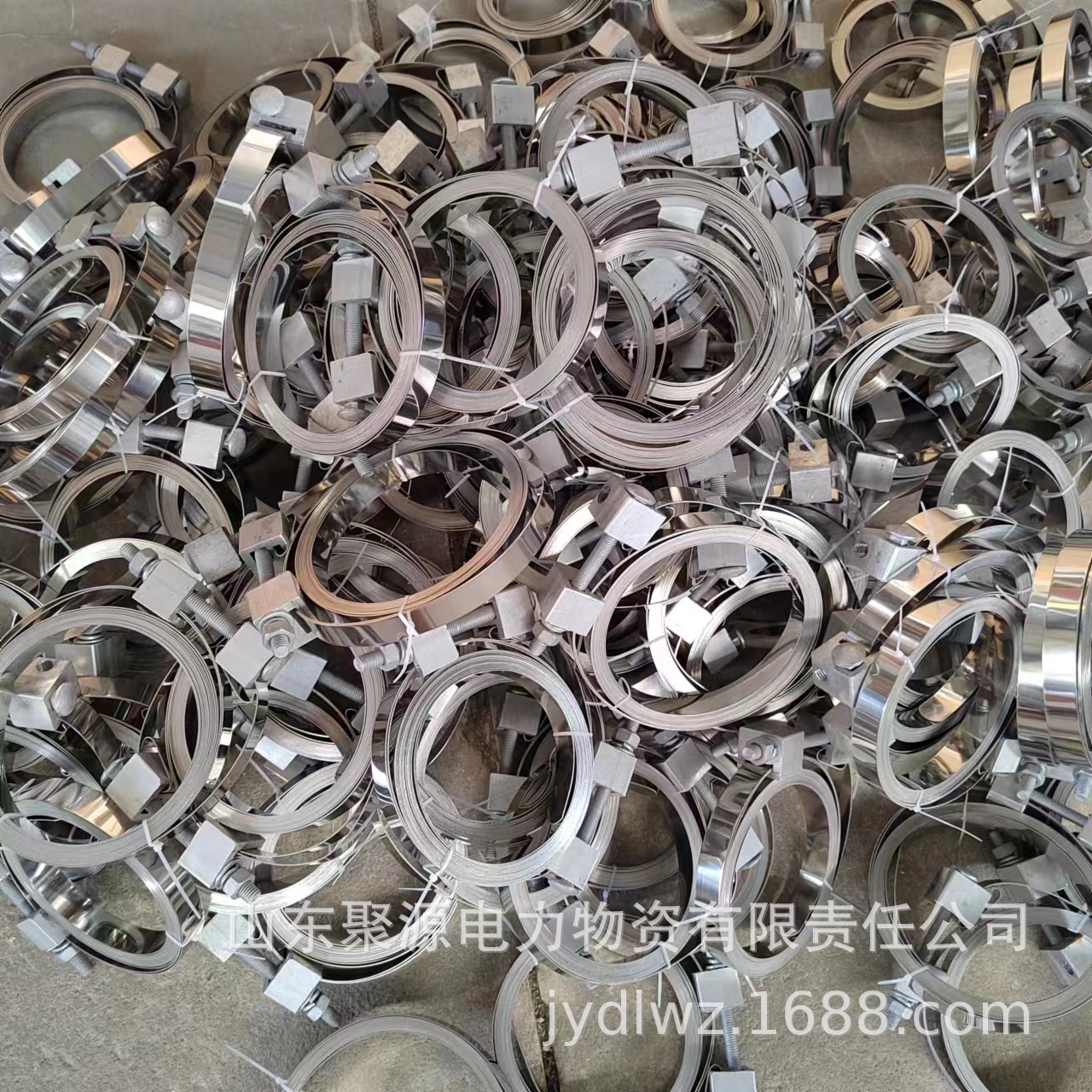 引下线夹 opgw光缆杆用固定金具 引线夹具 201不锈钢带引下线夹