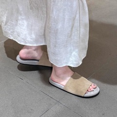 自留版~复古平底一字带凉拖鞋女勃肯鞋新款日常休闲外穿露趾拖鞋