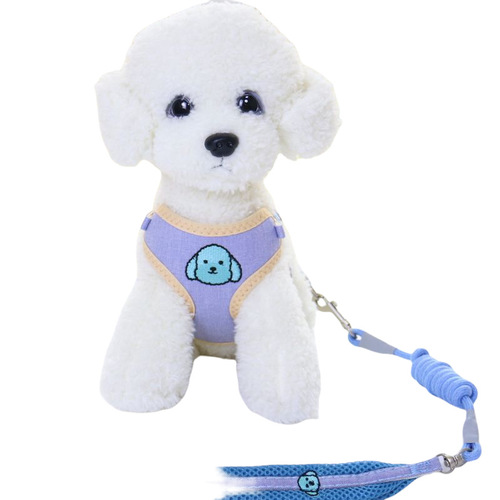 New Arrival Anti-Pulling Dog Leash Vest-Type Pet Harness for Small Dogs – Comfortable, Breathable, and Adjustable