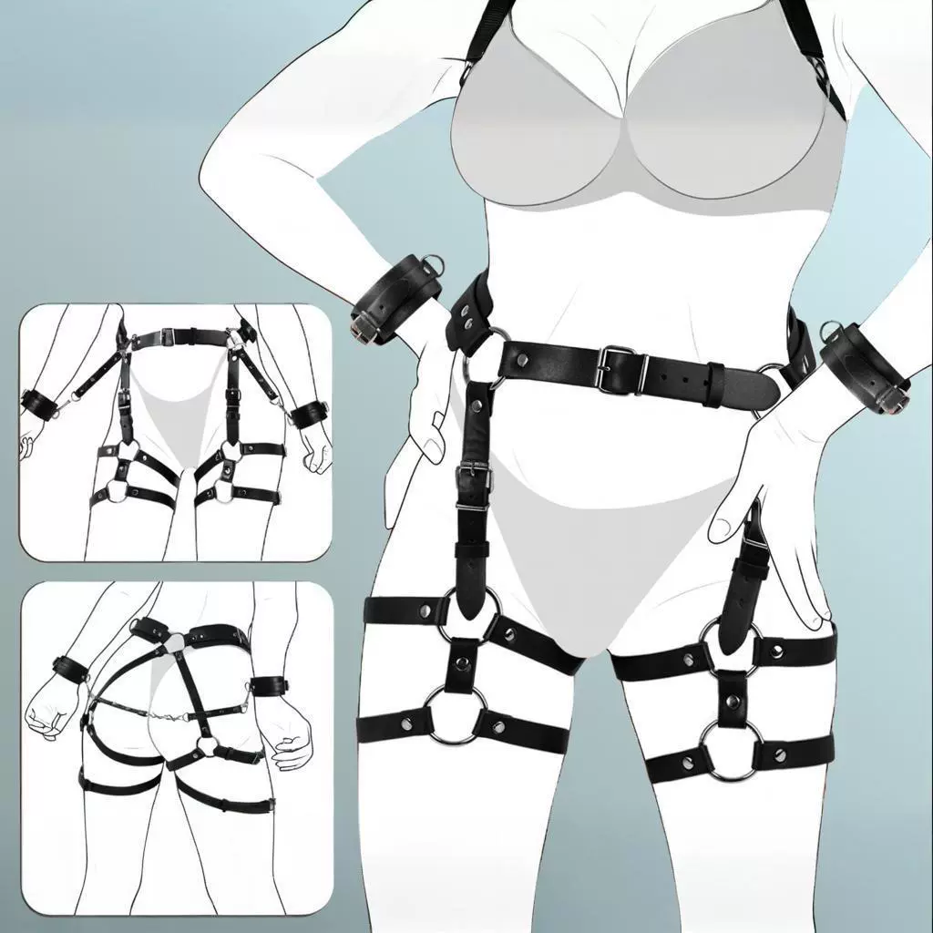 成人情趣用品sm身体捆绑束缚带女用穿戴内裤激情火辣内衣现货批发