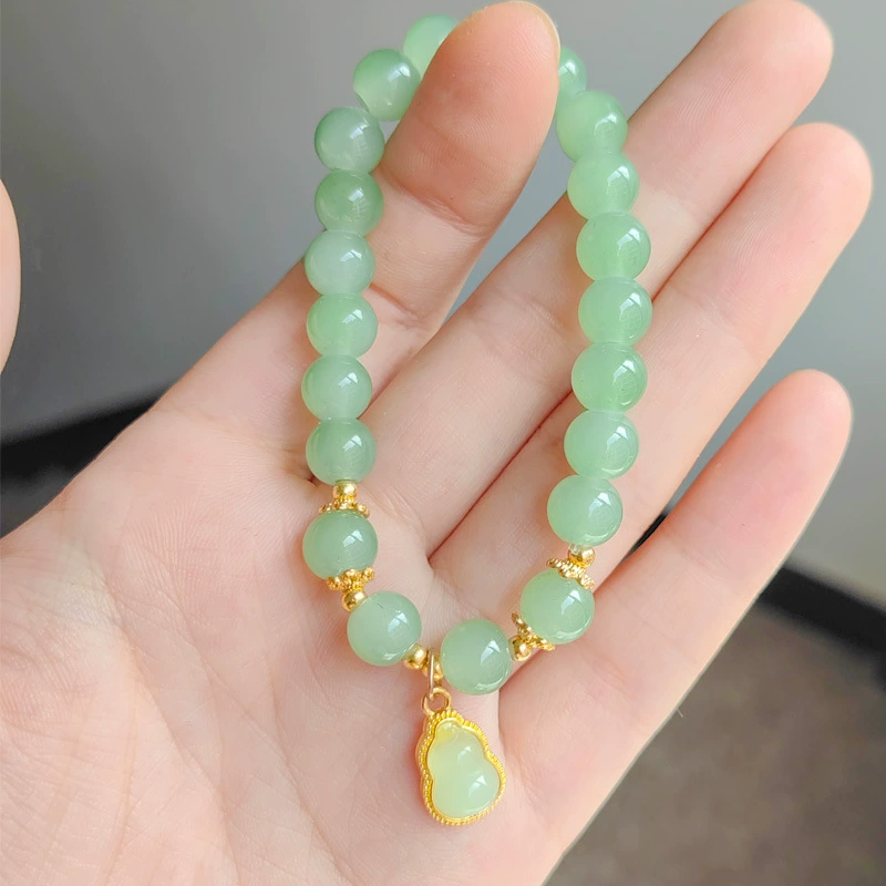 Браслет из нефрита, защитный амулет, застежка, интернет-хит, замок долголетия