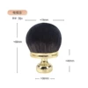 Golden imitation chinchilla hair mushroom head
