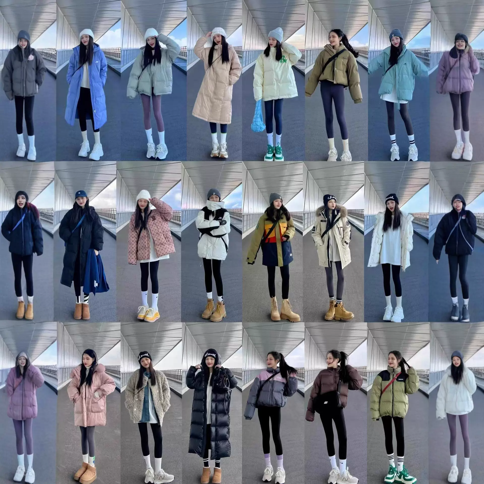 羽绒服女2025冬季新款长款过膝大毛领加厚宽松外套时尚女装批发女