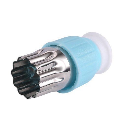 Press stainless steel fruit flower cutter tool dumpling wonton butterfly noodle baby food supplement mold home DIY