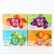 好丽友果滋果姿60克软糖水果味不可剥皮果汁QQ糖整箱40袋批发软糯