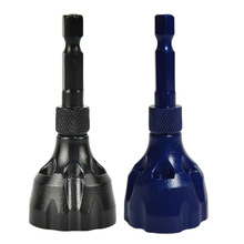 外圆倒角器 金属去毛刺 三刃打磨 新款合金刀片螺纹边角 电钻工具