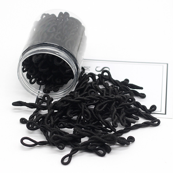 old-fashioned black elastic hair rope for adults
