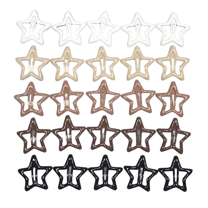 커피색 - 30개(기름이 뚝뚝 떨어지는 오각별)