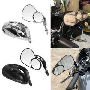 Harley XL883 Road King CNC modifikasiya edilmiş arxa görüntü güzgüsü 82+