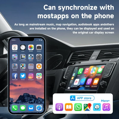 Smart Adapter Car-Machine – Simsiz CarPlay və Android Auto
