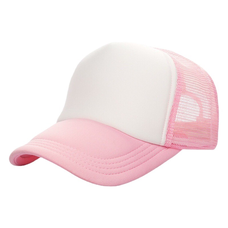 Parent-child sponge net cap baseball cap Embroidery Sun cap children's net gauze cap travel cap breathable advertising hat