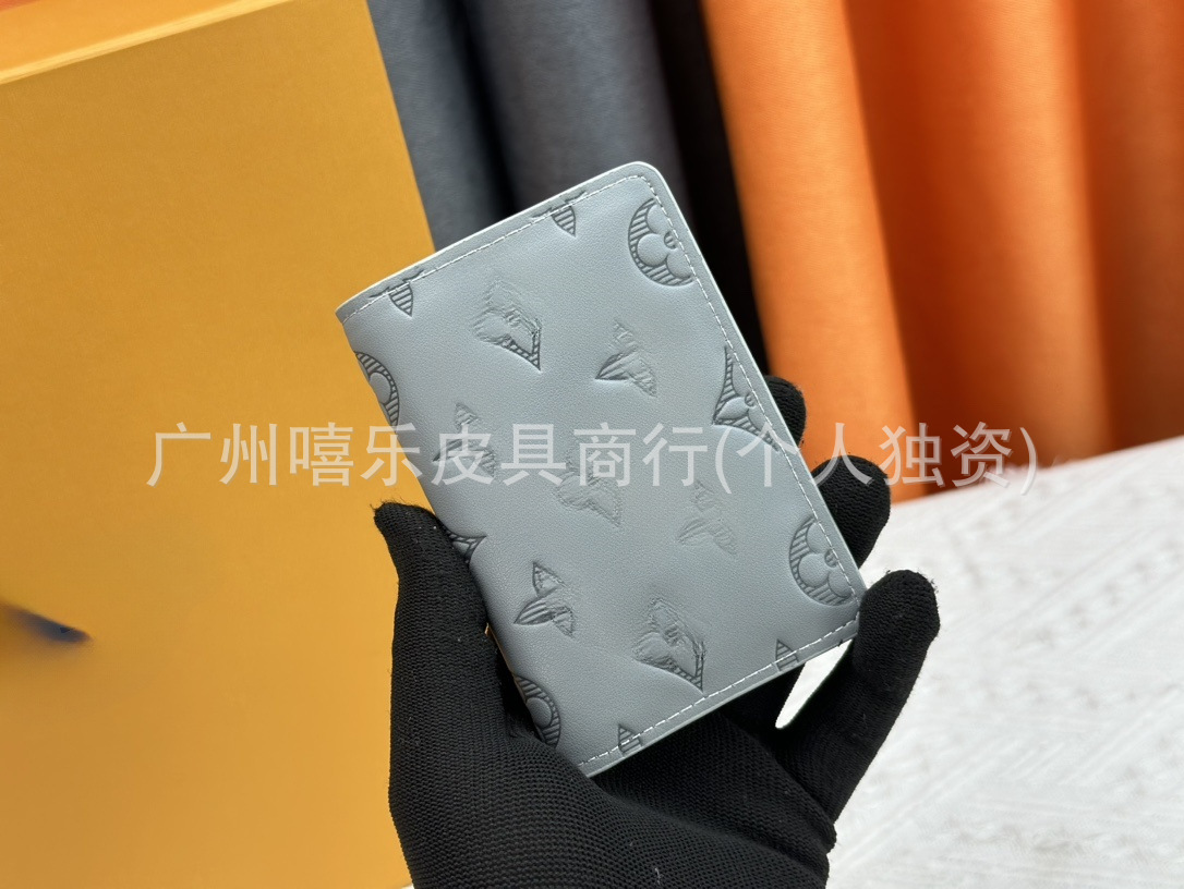 外贸货源跨境旅行护照夹钱包卡包印花短款对折薄款商务皮夹钱包