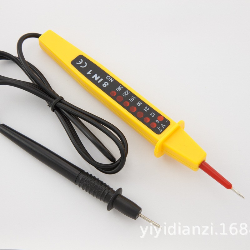 高精度家用测电笔 检验维修电笔 汽车测电笔多功能试电笔8合1