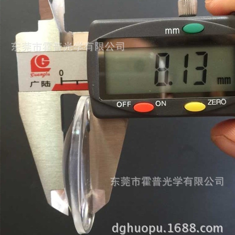 镜片厂销虚拟3D眼镜片直径42mm焦距60mm平凸镜片 VR BOX专用镜片