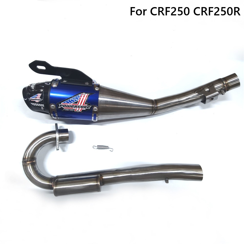 Motuoche – Exhaust pipe CRF230 CRF250 - h4-crf250-fourth-generation-blue