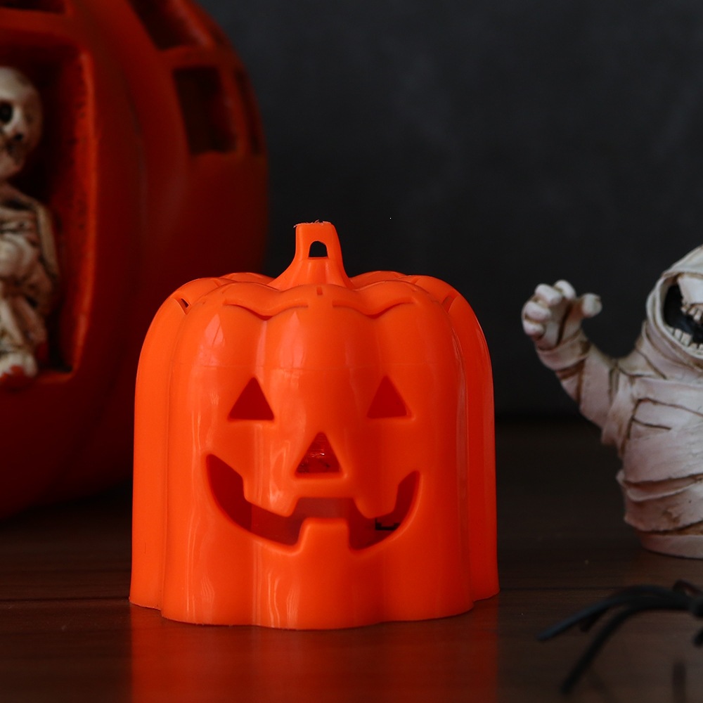 Halloween calabaza lámpara LED fantasma día decoración lámpara de noche demonios atmósfera de terror decoración accesorios adornos pequeños