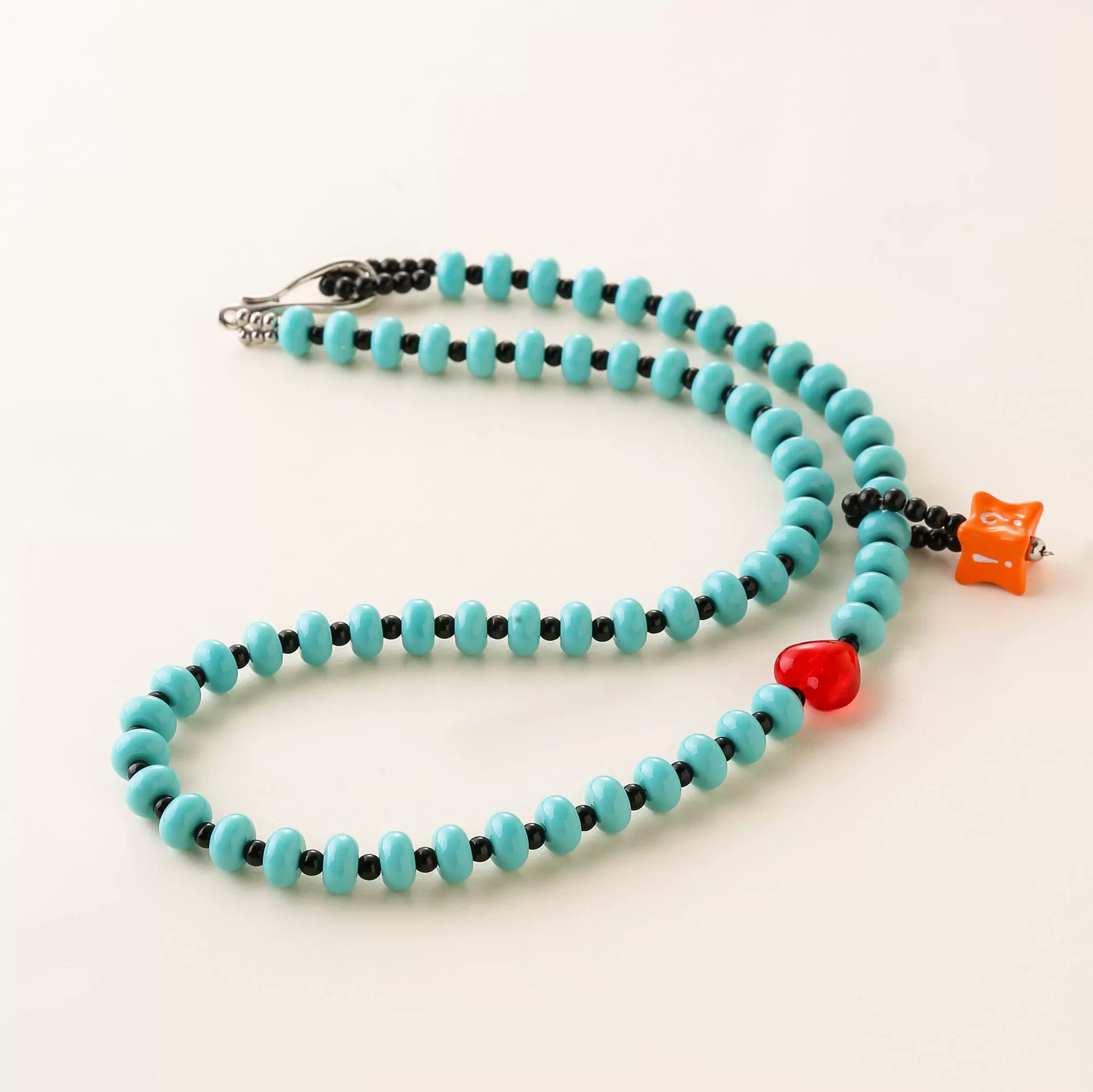 Necklace from pearl, design brand accessory