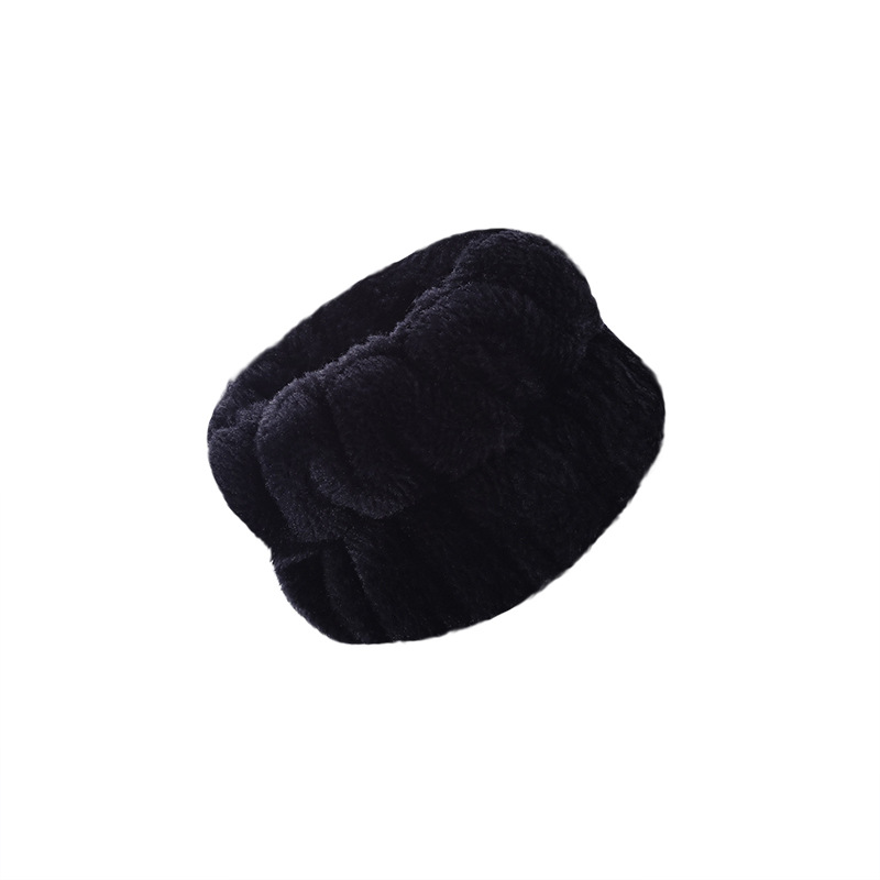 Transfronterizo estilo coreano color puro coral vellón lavado de cara correa de muñeca deportes pulsera banda de pelo impermeable Lavado de Manos correa de muñeca fabricante