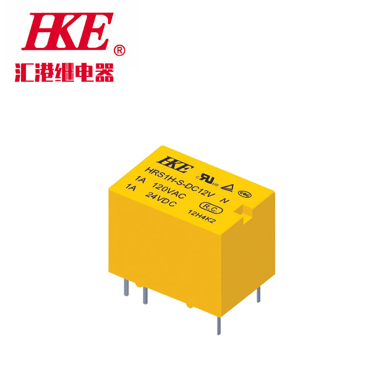HRS1H汇港HKE品牌HRS1H-S-DC12V小型信号继电器汽车信号继电器