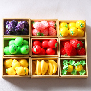Dollhouse Doll House Stereo Artificial Fruit Miniature Food Toy Ob11 Model DIY Shooting Props