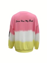 金韩撞色圆领卫衣女美式高街宽松潮流打底衫女士秋冬款时尚套包邮