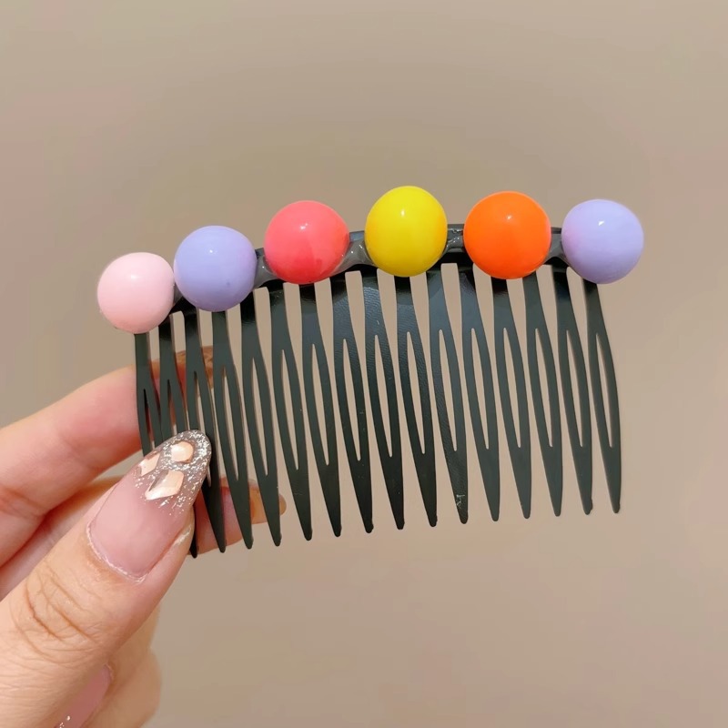 2025 nuevos niños lindo peine de pelo roto niña frente flequillo insertado peine horquilla niña parte posterior de la cabeza horquilla tocado