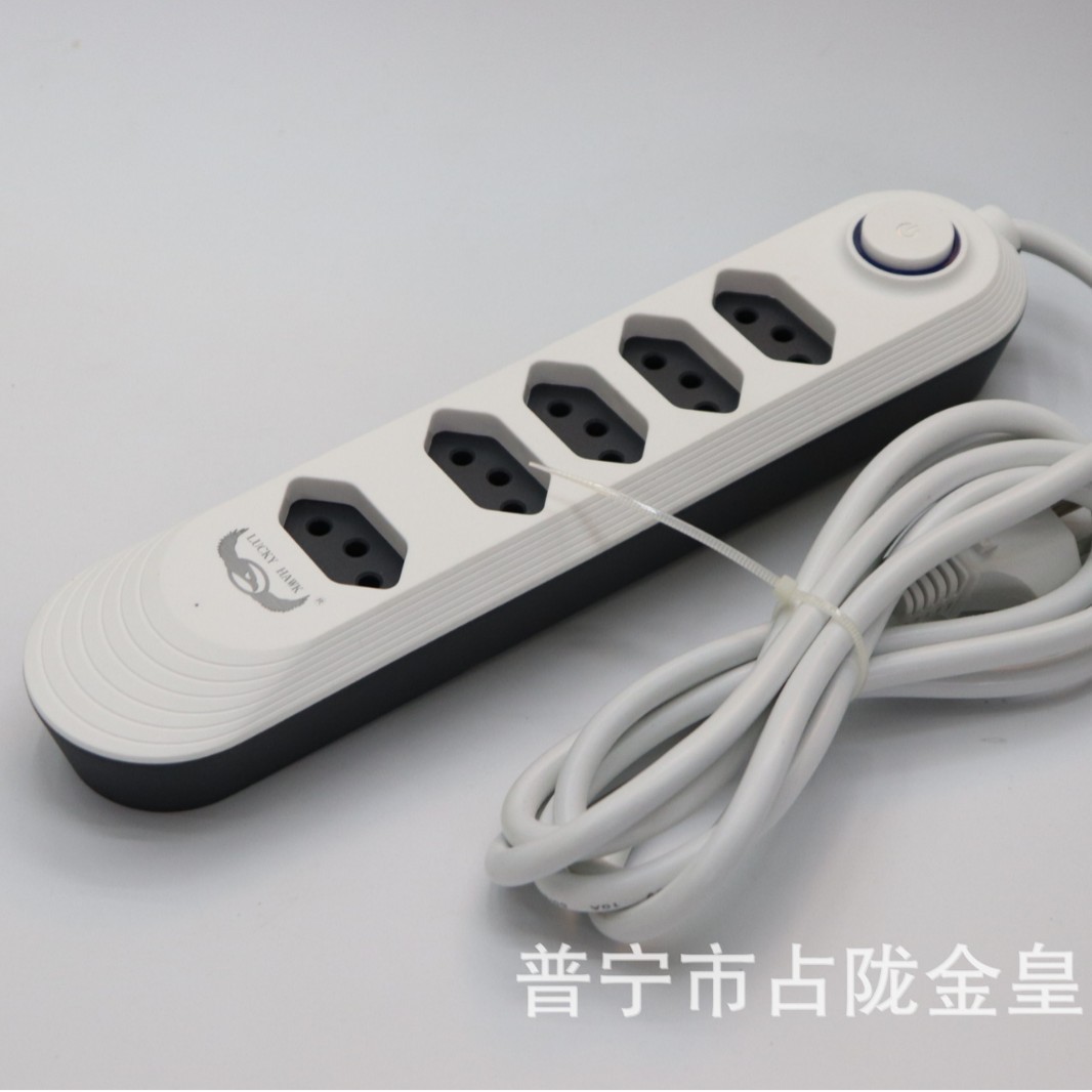 América del Sur dos redondos tres redondos TYPE-C estándar brasileño enchufe brasileño enchufe placa de conexión USB con cable enchufe