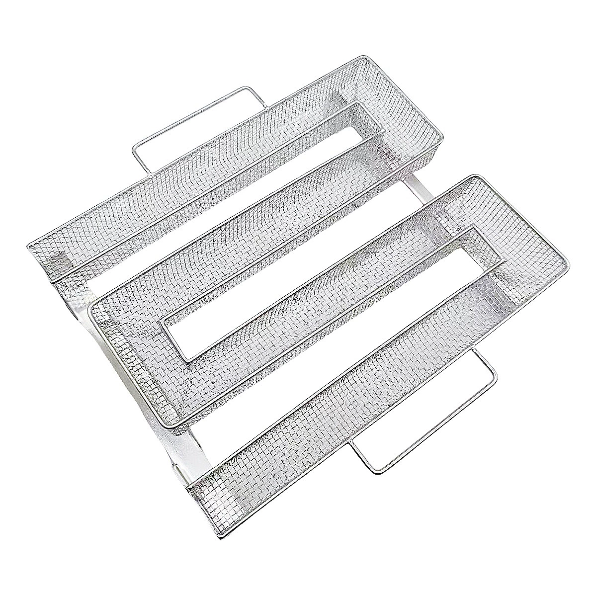 Генератор холодного дыма из нержавеющей стали 304, M-образный дымоуловитель, холодный дымогенератор для барбекю, решетка для копчения, доступны различные спецификации