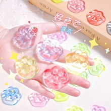 透明猫爪捏捏乐发泄解压TPR玩具可爱猫抓跨境减压新奇特玩具批发