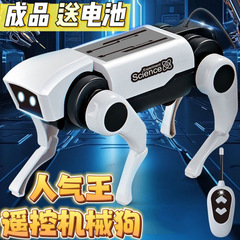 跨境儿童遥控机械狗机器狗成品免拼装玩具狗幼儿园批发