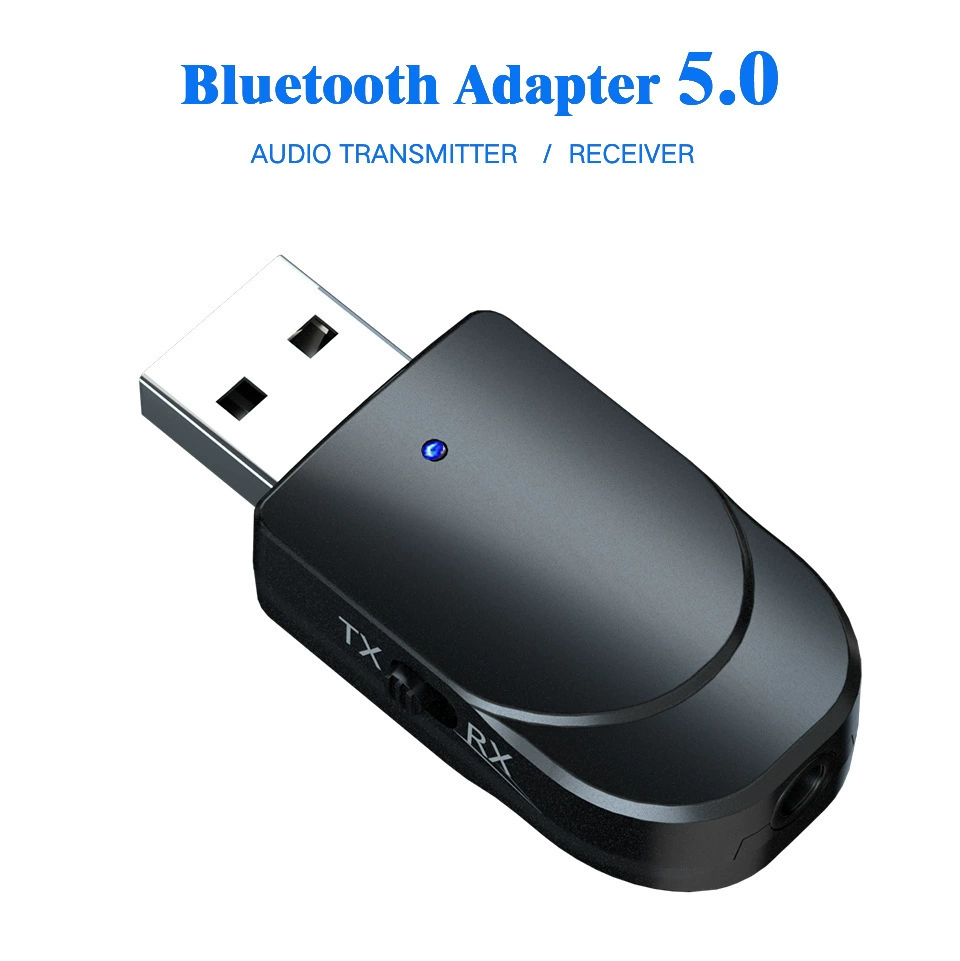 Переходной 5.0 Bluetooth адаптер аудио передатчик двойного назначения компьютер ТВ USB адаптер