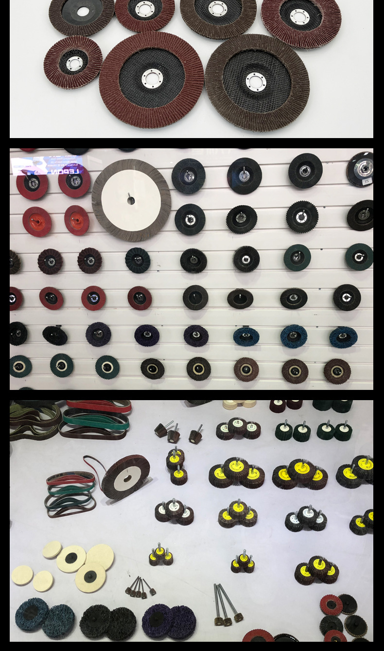 花形弹性磨盘 flower shaped flap disc papilianceous flap disc花型叶轮 soft flap discs  flower shaped flap disc
韩式花型页轮 radial flap disc page wheel 4寸 100X16MM 木工金属塑料不锈钢打磨 弯曲弧面打磨百叶片抛光轮 抛光片 煅烧砂布轮 平面砂布轮 红砂蓝砂黑砂铁盖塑料盖氧化铝煅烧锆刚玉煅烧百叶片百页轮片 小太阳百叶片 花形页轮 花叶轮 花型页轮 花形页轮 铁心 FALP WHEEL FLAP DISC百叶片 百叶轮 韩式 打磨片 抛光片 软片 塑料盖 铁盖 尼龙网盖 平面砂布轮 加厚 锆刚玉砂布 煅烧砂布 三菱911砂布轮 定做 厂家 立式 黑色 红色 蓝色 陶瓷刚玉 磨料磨具 沙布轮 角磨机百页轮 百页片 100X16MM 125X22MM 115X22MM 150X22MM 180X22MM 4.5寸 5寸 4寸 6寸 7寸 75盖 90盖 磨砂片 绿色百叶片 砂轮片 除锈百叶片 百页轮 百页片 磨碟 抛光片打磨片 平面砂布轮 陶瓷刚玉百叶片 金属不锈钢塑料木材打磨 氧化铝百叶片 塑料盖 网盖 铁盖百页 75盖90盖 黑砂红砂蓝砂 大盖小盖百叶片 T27 T29 双叶百叶片 翘边百叶片 flap disc 砂布弹性磨盘 抛光盘 打磨砂轮 角磨机打磨片 立式页轮 金属不锈钢塑料木材打磨 氧化铝百叶片 大盖小盖百叶片 跨境外贸百叶片 亚马逊百叶片 弧形 VERTICAL FLAP DISC 40# 60# 80# 100# 120# 180# 240# 320# 400#