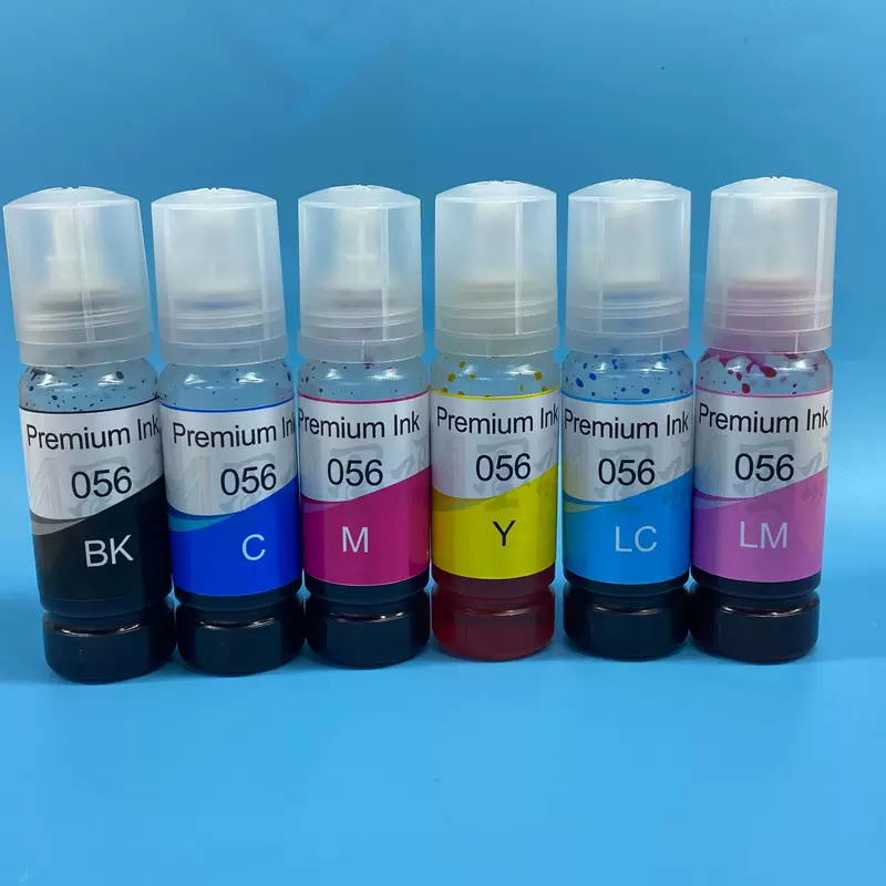 056 Ink 057 107 108 574 Dye ink EP L8050 L8058 Принтер совместим с чернилами