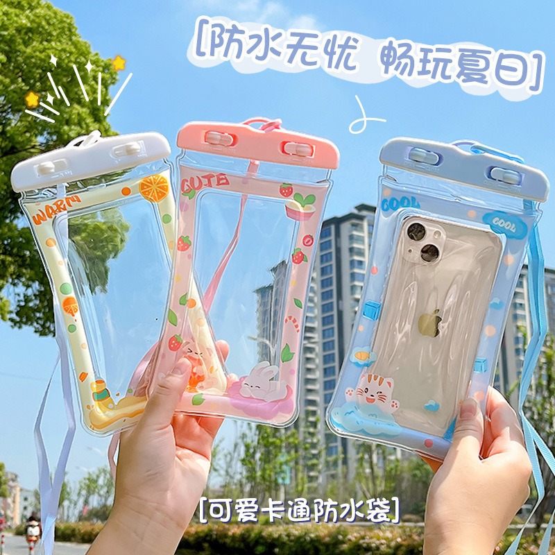 Mobile Phone Waterproof Bag Touchscreen Swimming Special Photographable Seaside Snorkeling Drifting Equipment Transparent Waterproof Mobile Phone Case