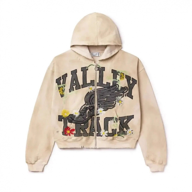 2026 Cross-Border European and American Personalized Street Fashion Brand American Retro Digital Print Y2K Couple Hooded Zipper Sweatshirt