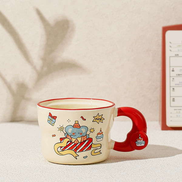 Red elephant (nice style) single cup