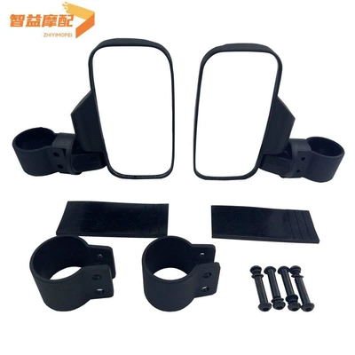 Atv Four-Wheel Off-Road Vehicle All-Terrain Vehicle Reflector Utv Reversing Mirror Bracket 1.75"-2" Rearview Mirror