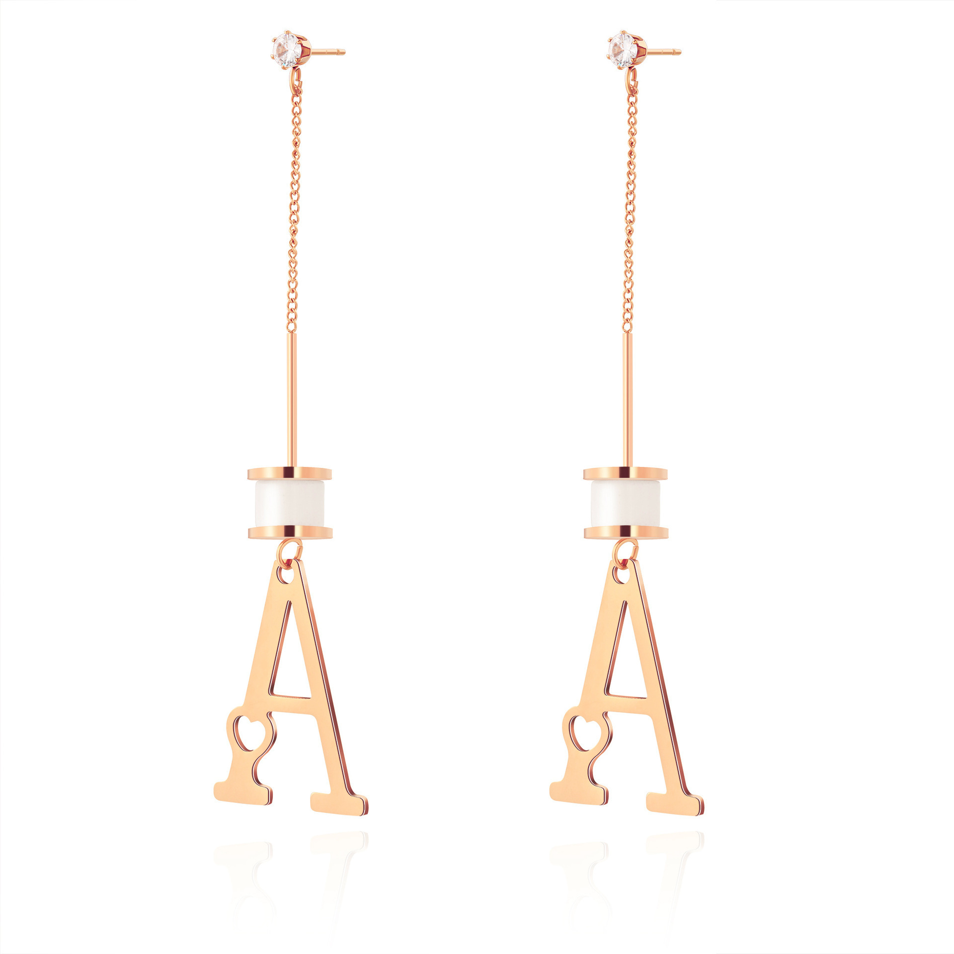 Oferta especial experiencia europea y americana joyería de acero titanio vacío galvanoplastia no decoloración no alérgica joyería pendientes collar fábrica al por mayor