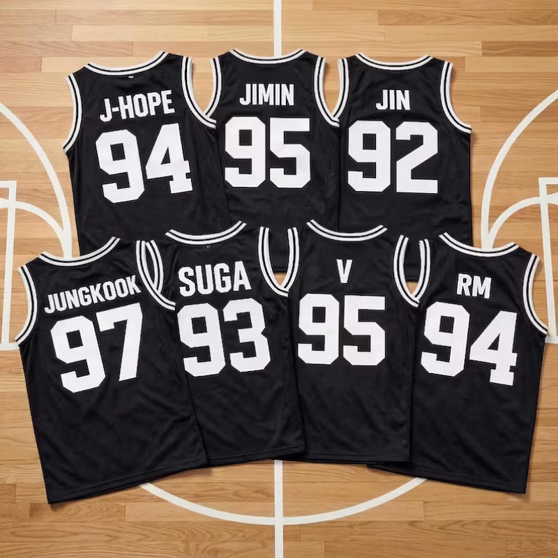 26 Bts Members' Same Style Basketball Vest, Summer Sports Quick-Dry Sleeveless Jersey for Bts Fans 26 Bts Members' Same Style Basketball Vest, Summer Sports Quick-Dry Sleeveless Jersey for Bts Fans