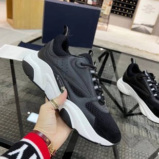 2024 European and American Export High-End Shoes Internet Celebrity Men's and Women's Running Sneakers Genuine Leather Casual Thick-Soled Dad Shoes Trendy Shoes
