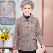 中老年2025新款春装上衣中年妈妈春秋时尚洋气春季外套女款老年人